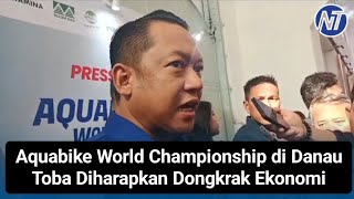 Aquabike World Championship di Danau Toba Diharapkan Dongkrak Ekonomi [upl. by Wanda205]