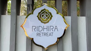 Ridhira Retreat  Gandipet  Hyderabad Full overview of Lawn Bedrooms  Beach Area [upl. by Vinia]