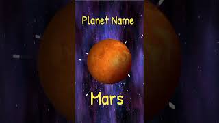 Planets Name  Solar system Thekituuworld shorts solarsystem [upl. by Cheslie]