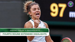 Sensational encounter  Jasmine Paolini vs Madison Keys  Extended Highlights  Wimbledon 2024 [upl. by Lewert802]