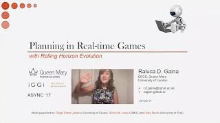 Raluca Gaina – Planning in RealTime Games with Rolling Horizon Evolution ASYNC Oct 17 [upl. by Friedland154]