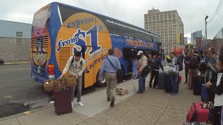 1 ride from Washington DC to Philadelphia PA by megabuscom HD [upl. by Lirbij900]