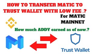 How to Add Matic to Trust Wallet with less fees   MATIC MAINNET  POLYGON  Passive income [upl. by Tdnaltroc973]