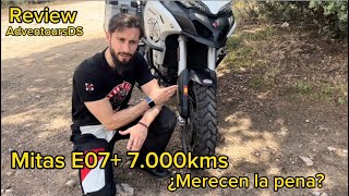 Mitas E07 7000km REVIEW  AdventoursDS [upl. by Adnwahsat62]