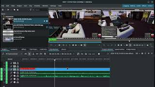 How to edit and use multiple audio track files video editing in Zorin os [upl. by Suoicul]