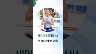 RYT 500 ERYT 200 and YACEPaccredited yoga teacher NIDHI KAGRANA indianyogagirl nidhikagrana [upl. by Niddala]