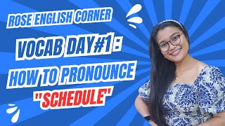 How to Pronounce Schedule in English  British vs American Pronunciation [upl. by Leicam]