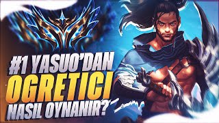 TR YASUO 1SİNDEN ÖĞRETİCİ YASUO İLE TOP LANEDE NASIL OYNANIR  League Of Legends [upl. by Good915]