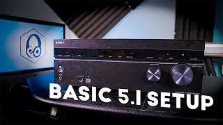 BASIC 51 SYSTEM SETUP  Home Theater Basics  Sony Klipsch [upl. by Vershen]