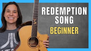 Redemption Song Guitar Lesson for Beginners w FUN INTRO [upl. by Larret243]