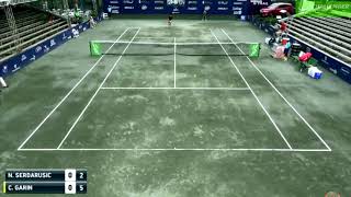 Christian Garín vs Nino Serdarusic  2018 Santo Domingo Challenger QF HIGHLIGHTS [upl. by Rogovy66]