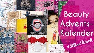 BESTE BEAUTY ADVENTSKALENDER 2017  Giveaway 🚧 Große Übersicht Kosmetik amp Makeup  MiscWoch [upl. by Evatsug]