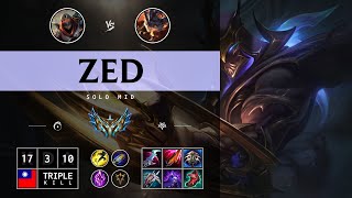 Zed Mid vs Rumble  TW Challenger Patch 1413 [upl. by Sarah19]