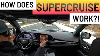 How does the SUPERCRUISE “semiautonomous” driving system work in the General Motors vehicles [upl. by Kris]