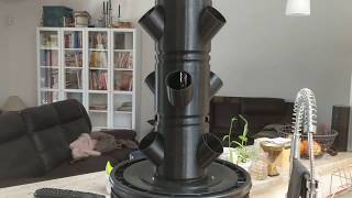 Aeroponics Grow Tower 3D Printed [upl. by Tova]