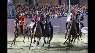 Corsa cavalli palio di Ferrara 2023 [upl. by Ellevart]