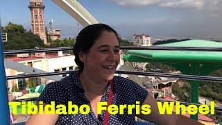 Tibidabo Amusement Park Ferris Wheel  Barcelona Spain [upl. by Meyers]