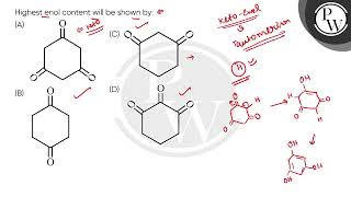 Highest enol content will be shown by [upl. by Glynas836]