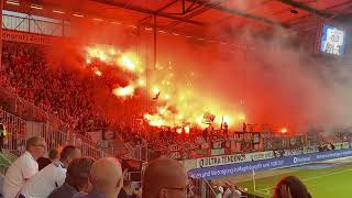 1 FC Magdeburg  Hannover 96 Pyro [upl. by Ellinad716]