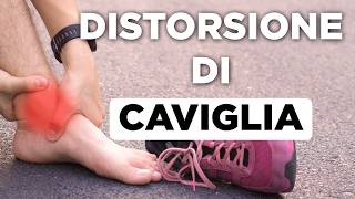 DISTORSIONE di CAVIGLIA la GUIDA COMPLETA radiografie fase acuta ghiaccio esercizi tutore [upl. by Haletky]