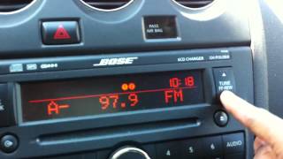 Nissan Altima 2009 Bose audio dashboard buttons not working [upl. by Anen801]