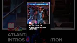 Lil Jon at the DNC Atlanta rapper intros Georgia delegation vote [upl. by Diamond]