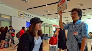 沖繩那霸機場等租車公司接駁車 Naha Airport Okinawa Japan [upl. by Llehsim]