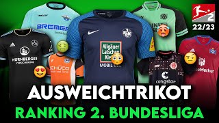 2 Liga Ausweichtrikot Ranking – Wer hat das schönste Trikot wer das Hässlichste  Saison 2223 [upl. by Nishi]