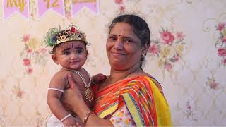 Gaatri Baby 7th Month Birthday Celebrations  Cute baby  trending  viral [upl. by Aynom]