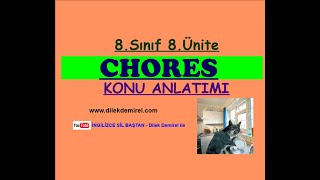 LGS İngilizce 8 Sınıf 8 Ünite Chores Konu Anlatımı [upl. by Camden]