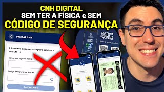 COMO CADASTRAR CNH DIGITAL SEM TER A CNH FÍSICA EM MÃOS QR CODE e SEM CÓDIGO DE SEGURANÇA [upl. by Idou]