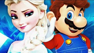 Elsa VS Mario  Torneio de Titãs Part Felícia Rock [upl. by Ula]