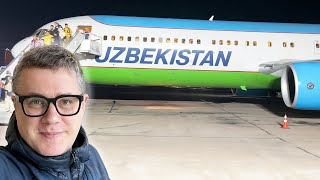 На Боинге 767 в Узбекистан обзор полета с Uzbekistan Airways  Ташкентский рынок и Центр плова [upl. by Rosmunda]