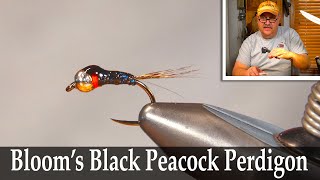 Black Peacock Perdigon  Dave Bloom fly tying tutorial Video [upl. by Nnayrrehs922]