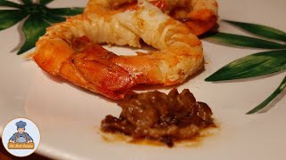 Gambas Flambées au Cognac  Recette Étincelante pour Noël [upl. by Anomor]