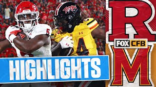 Rutgers Scarlet Knights vs Maryland Terrapins Highlights  FOX College Football [upl. by Callean257]