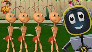 The Ants Go Marching  Many More Nursery Rhymes amp Kids Songs By Robogenie [upl. by Ienttirb755]