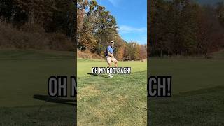 PLAY A PAR 3 WITH US Brian Vs Zach Who Wins shorts par golf vs golfswing hole funny [upl. by Akcebar578]