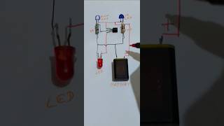 How to makeproximity censorcircuit diagram showing electronic youtubeshorts [upl. by Pohsib101]