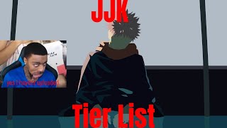 JJK Character Tier List [upl. by Aimet92]