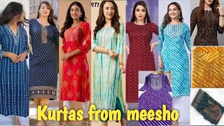 Review on affordable kurtas from meesho [upl. by Ker780]