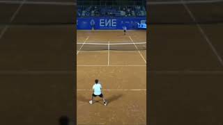 Top moment in tiebreak 👏 tennis highlights [upl. by Nosmoht]