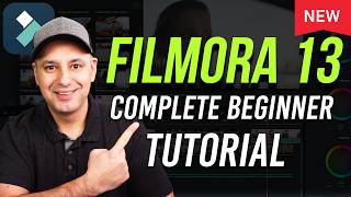 How to Use Filmora 13  Complete Video Editing Tutorial for Beginners [upl. by Llerihs]