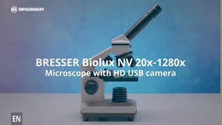 BRESSER Biolux NV 20x1280x Microscope [upl. by Ahsyt945]