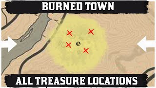 ALL Burned Town Treasure map Location [upl. by Ameer646]