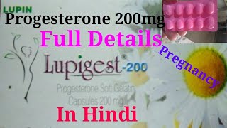 Progesterone Lupigest Progesterone Soft Gelatin 200 Capsules Micronised Progesterone 200 Capsules [upl. by Yert299]