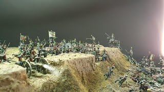 FINISHED The Borodino Model  Raevsky Redoubt  1812  172  Russia VS France [upl. by Tolman]