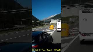 Fast Unfall vor dem GotthardTunnel Südseite shorts [upl. by Eelarat543]