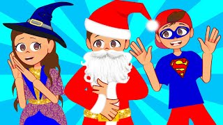 A Ram Sam Sam Christmas  more Songs for Kids  Nick and Poli Cartoons [upl. by Madda477]