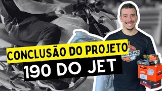 CONCLUSÃO DO PROJETO 190 JET TODOS OS DETALHES [upl. by Dlaniger]